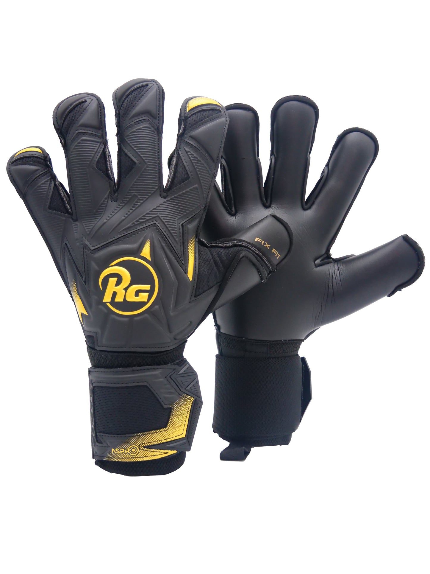 RG Gloves Aspro Black Out